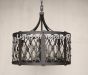 wrought iron pendant light, wrought iron chandelier ,rustic iron chandelier, round hanging light,  rustic round chandelier, drum pendant light, drum light, drum hanging light, dining table light, restaurant hanging light, decorative lighting, accent light