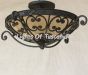 6541-3 Tuscan/ Mediterranean Style Wrought Iron Bowl
