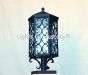 7258-1LG Spanish Revival Style Outdoor Column Post Light