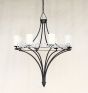 1250-8GL Wrought Iron Contemporary Chandelier