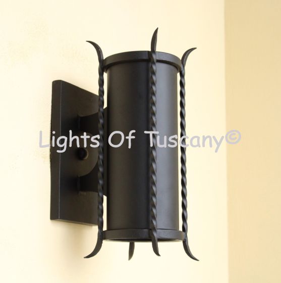 7882-2 Outdoor Iron Pocket Wall Light