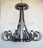 Extra large chandelier, heavy duty iron chandelier, great room chandelier, grand entrance chandelier, scroll design chandelier, Spanish Chandelier, Mediterranean Chandelier, Transitional Chandelier, Modern Chandelier, Candelabra Chandelier, LED chandelier