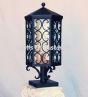 7258-1LG Spanish Revival Style Outdoor Column Post Light