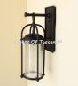 Contemporary Outdoor Light, Urban Modern Outdoor Light, Mouth Blown Glass, Artisan Glass, Heavy Duty Iron Lighting, Exterior Light, Outdoor Wall Lantern, Modern Style Outdoor Wall Lantern, Commercial Grade Outdoor Lighting, Contemporary Outdoor Wall Light