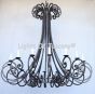 Extra large chandelier, heavy duty iron chandelier, great room chandelier, grand entrance chandelier, scroll design chandelier, Spanish Chandelier, Mediterranean Chandelier, Transitional Chandelier, Modern Chandelier, Candelabra Chandelier, LED chandelier