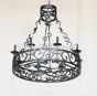 Spanish Revival Chandelier, Mediterranean Chandelier, Dining Room Chandelier, Classic Style Chandelier, Spanish Wrought Iron Chandelier, dining room chandelier, entryway chandelier, candelabra chandelier, LED chandelier