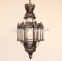 3059-1 Moroccan - Moorish Style Hanging Indoor copper Lantern