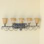 Mediterranean Tuscan style long bath bar light