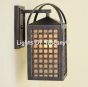 Modern iron outdoor wall light lantern