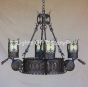 Rustic Gothic chandelier