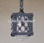 Contemporary Crystal mini pendant- Wrought Iron- Gothic