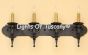 5534-4 Spanish Revival Style 4 Light Bathroom Vanity Bar Light