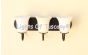 5552-3 Rustic Contemporary Bathroom Iron Vanity Light