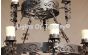 1230-12 Rustic Spanish Revival Chandelier