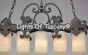 Spanish Style Pool Table Light