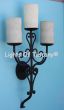 Wrought iron wall sconces hand forged/ Spanish Revival / Spanish colonial wall sconce 