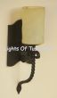 Tuscan Mediterranean Style Wrought Iron wall sconce 