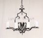 1092-8GL Wrought Iron Chandelier