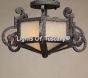 Semi-Flush-Hand Forged-Wrought Iron