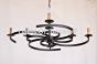 1036-8 Contemporary Wrought Iron Chandelier