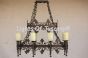 Spanish Style wrought iron Chandelier 1501-8
