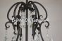 3537-6  Tuscan Style Crystal Chandelier in Antique Bronze