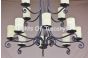 1352-12 Spanish Revival Chandelier