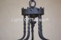 1155-5 Vintage Spanish Style Wrought Iron Chandelier