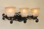 Spanish Style Custom Iron Bathroom Vanity Lights