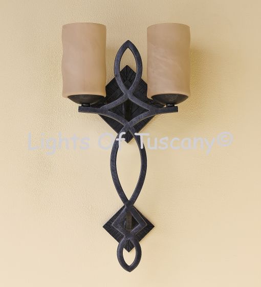 5907-2 Contemporary Iron Wall Sconce