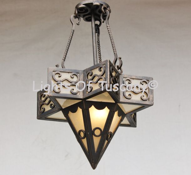 Moroccan Style Wrought Iron Pendant Light