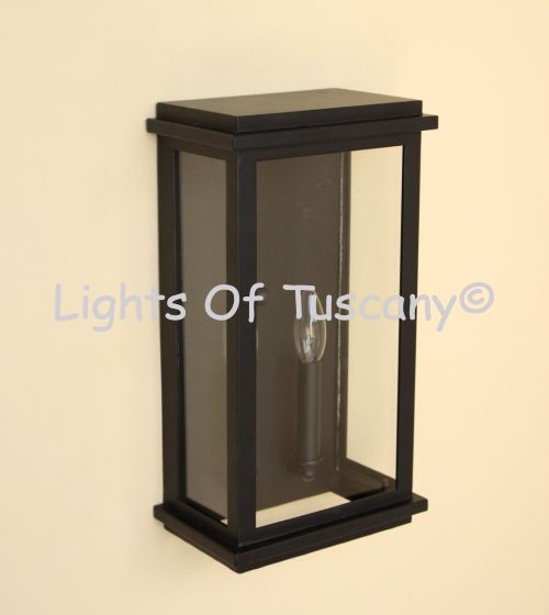 Craftsman style Contemporary outdoor light fixture