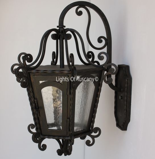 7030-1 Spanish Revival wrought iron Lantern