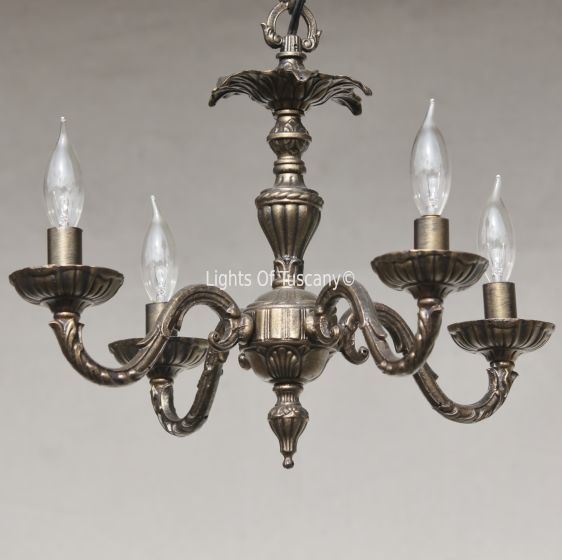 Solid Brass Candelabra Chandelier