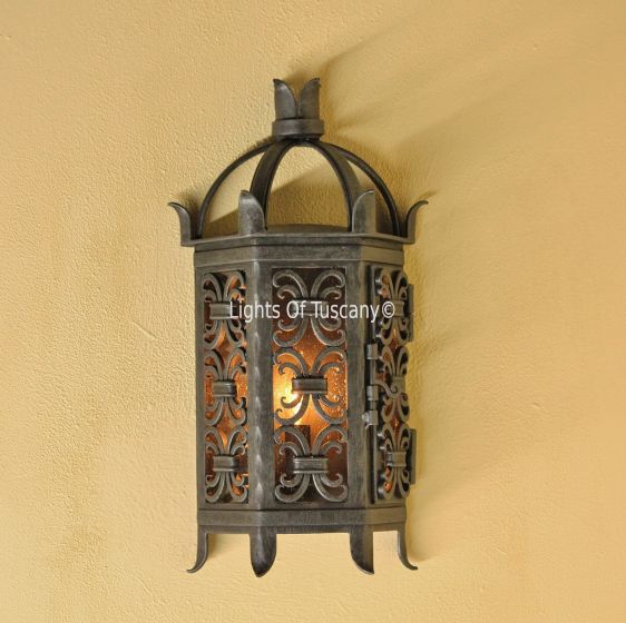 Gothic Medieval Castle wall lantern light