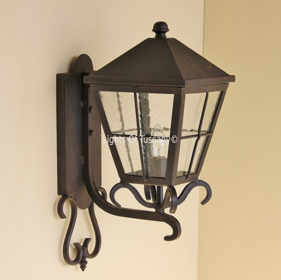 Spanish Revival Outdoor Wall Lantern