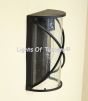 7407-1GL Contemporary Outdoor/Indoor Iron Pocket Wall Light