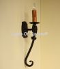 5077-1 Spanish Style Wrought Iron Wall Sconce