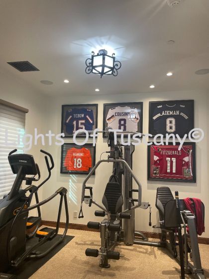 Semi flush ceiling light, Spanish Style Ceiling LIght, Rustic Style Ceiling LIght, Semi Flush Light, LED light, 