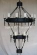 1830-18 Spanish Revival Style Two Tier Chandelier