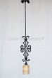 6209-1 Spanish Revival Style Wrought Iron Hanging Pendant Light