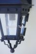 7290-1 Contemporary-Spanish Wrought Iron Lantern/ Light