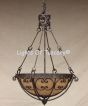 pendant-lighting-hanging-Hand-Forged Wrought Iron/Tuscan pendant