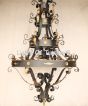 3161-18 Meditterenean Tuscan Iron Chandelier