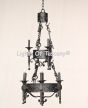 1056-9 Wrought Iron Spanish Style Chandelier