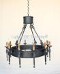 1937-12 Iron Chandelier