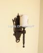 5231-1ONX Gothic Style Wrought Iron Wall Sconce