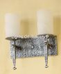 Spanish Contemporary Style Iron Wall Bathroom Vanity 2 Light 