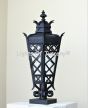 7311-1P   Mediterranean Gothic Revival Style Iron Outdoor Post Light