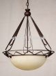 2447-6 Wrought Iron Contemporary Hanging Lantern